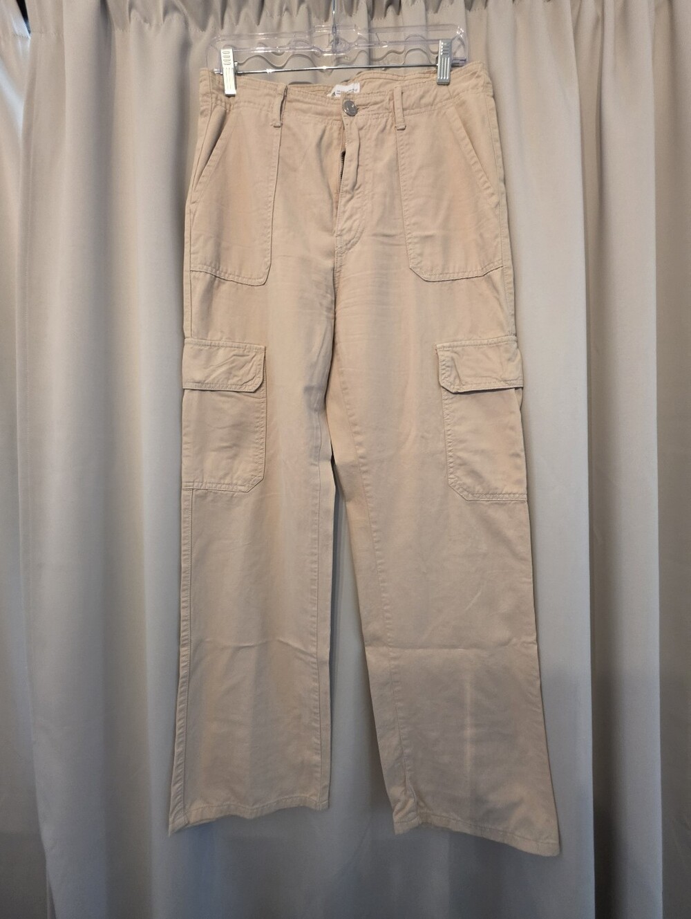 Zara Khaki Cargo Pants Size 6